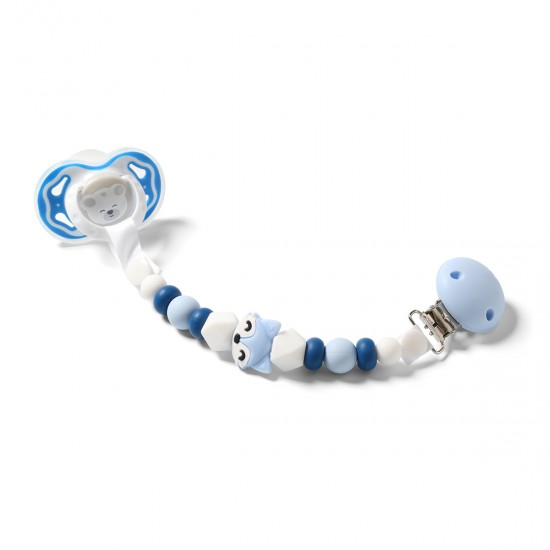 Chain Soother Holder Blue