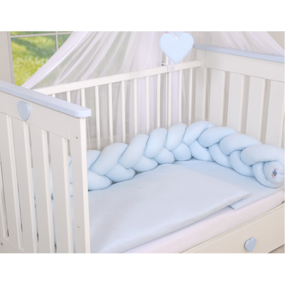 Blue cot clearance bumper