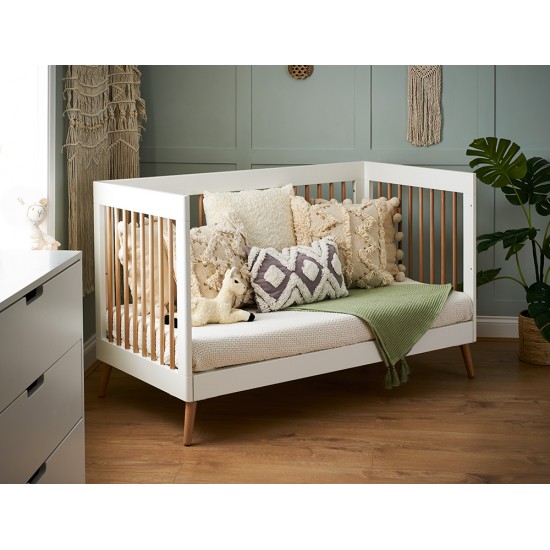 MAYA COT BED - WHITE WITH...
