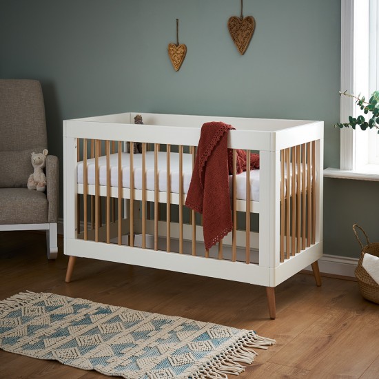 MAYA MINI COT BED - WHITE...